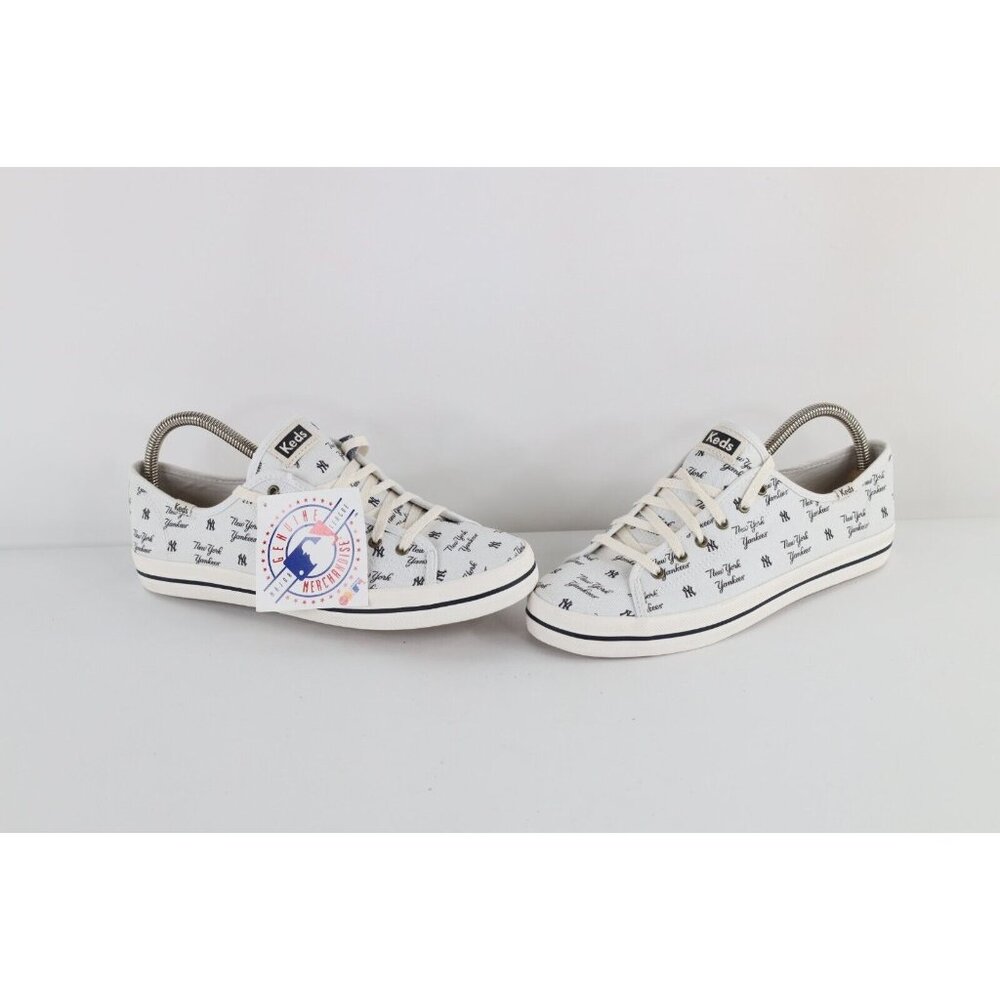 Deadstock Vintage Keds x MLB Womens 10 New York Yankees Baseball Shoes Sneakers